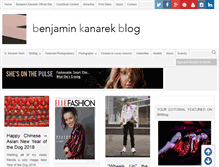Tablet Screenshot of benjaminkanarekblog.com